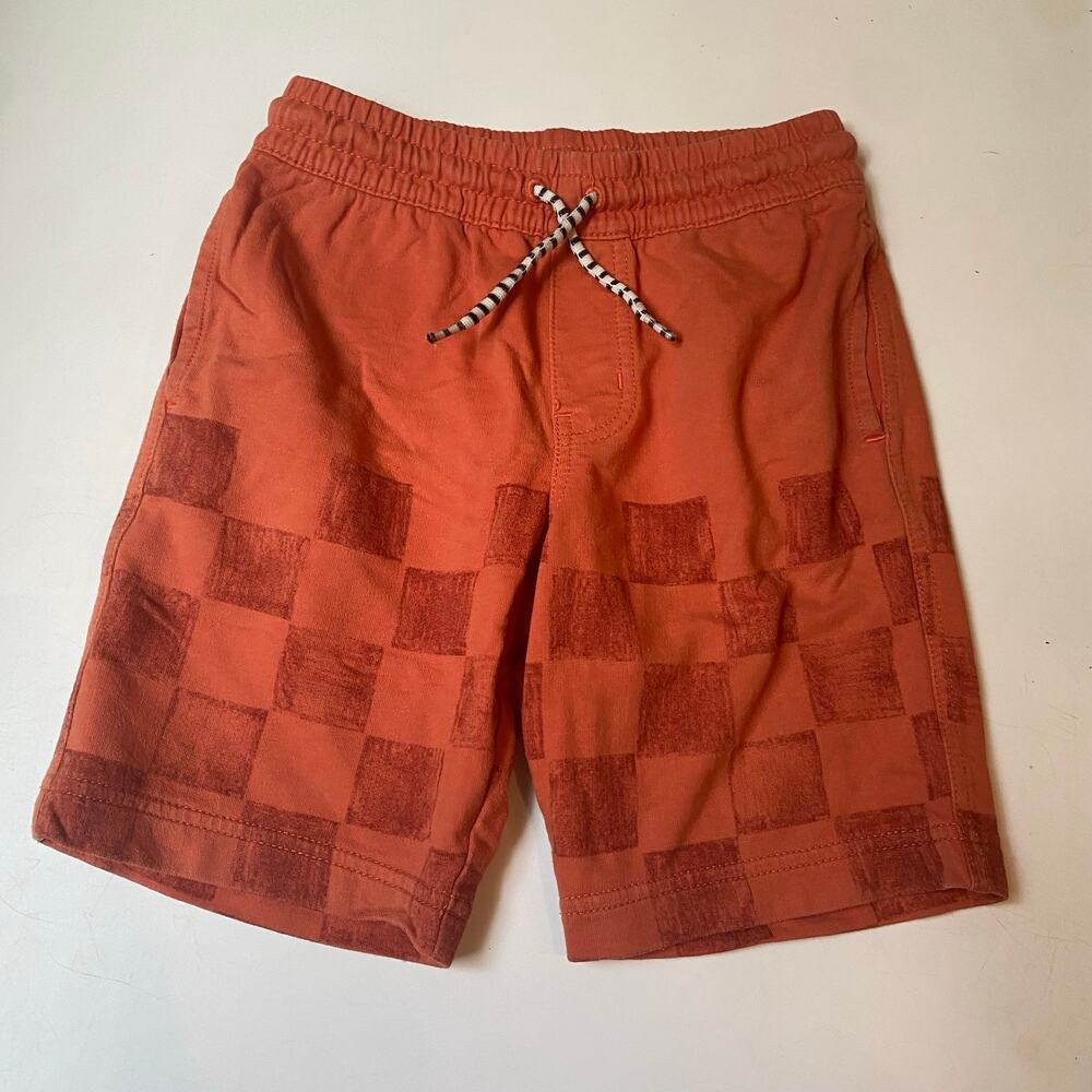 Tea Collection Orange Checkered Shorts